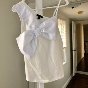 JCrew Bow Camisole in White